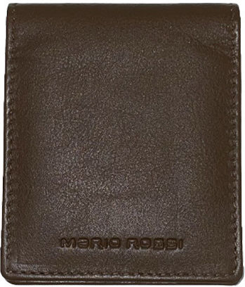 Mario Rossi Чанта от еко кожа със закопчаване 11.5x7см. Light Brown