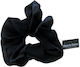 Beauty Salon Elastice Pentru Păr Scrunchy Negru Mare Satinat