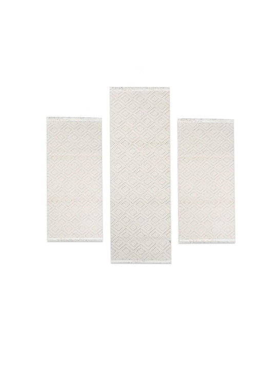 Balsan Σετ Μοντέρνα Χαλιά Κρεβατοκάμαρας Beige P621532 3τμχ