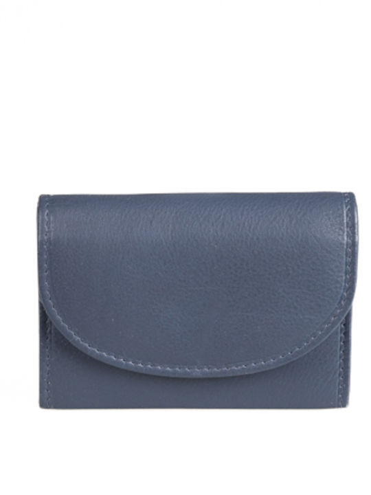 Fetiche Leather Δερμάτινο Ανδρικό Πορτοφόλι Μπλε