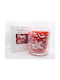 Santini Cosmetic Aromatic Candle in Jar with Cinnamon Scent 200g
