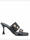 Mules with Heel in Black Color