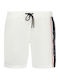 Men's Swimwear Shorts White with Patterns