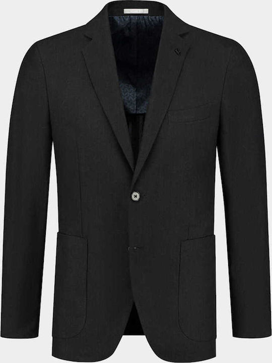 Summer Men’s Suit Jacket Black