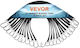 Vevor 50 Pcs Flat Bungee Cord Set 19.8 Mm Heavy Duty Bungee Straps S-hook