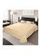 Belpla Velvet Blanket Double 220x240cm Ecru