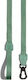 Zee-Dog Dog Leash/Lead Strap in Green color 1.2m x 1cm