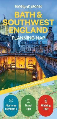 Lonely Planet Bath & Southwest England Planning Map - Lonely Planet Global Limited - Sheet Map, Folded