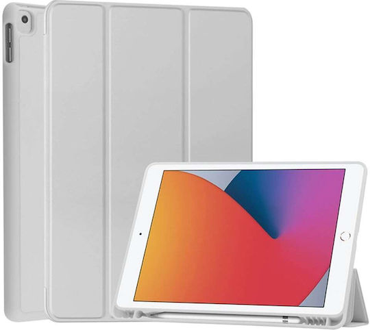 Techsuit Flex Флип капак Сив (Samsung Galaxy Tab S10 FE Plus)