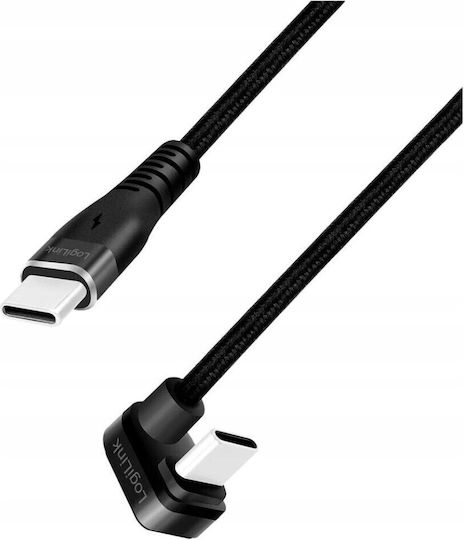 LogiLink USB 2.0 Cable USB-C male - USB-C Μαύρο 2m CU0191
