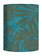 Abajur 1xe14 Frunze De Ferigă Φ17,5cm Fern Leaves Wild Ebb&flow Sh101026-e Petrol Turcoaz