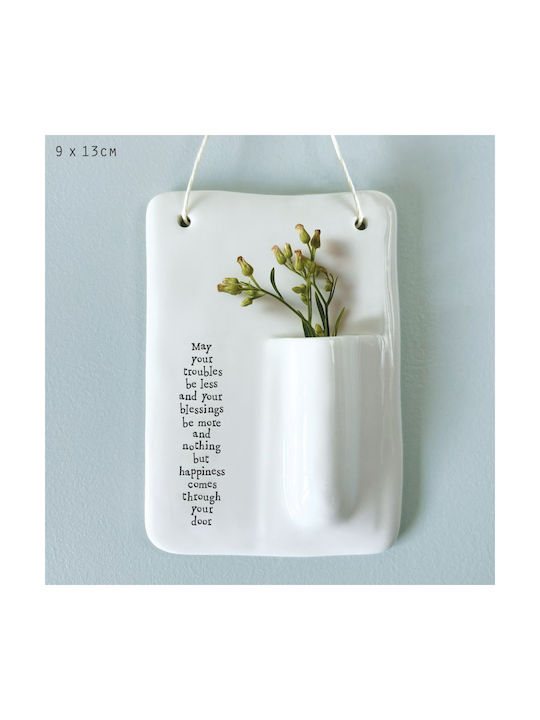 Synchronia Decorative Vase White