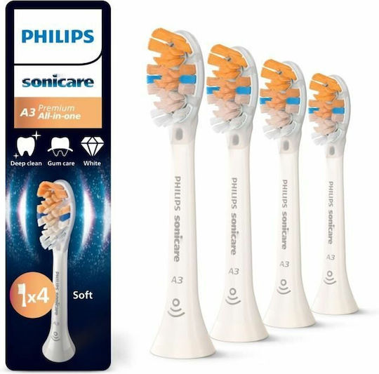 Philips Sonicare A3 Premium All-in-One Ανταλλακτικά για HX9094/87 4τμχ