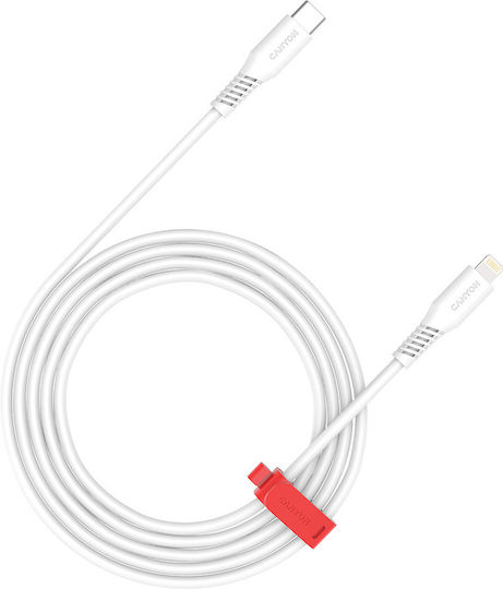 Canyon USB-C to Lightning Cable 30W Λευκό 2m (CNS-CLN30SC20W)