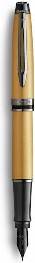 Waterman Expert Metallic Gold Lacquer Fountain Pen Special Edition 3026981192586 Fine Nib