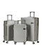 Kourk Large Hard Travel Suitcase with 4 Wheels Height 72cm