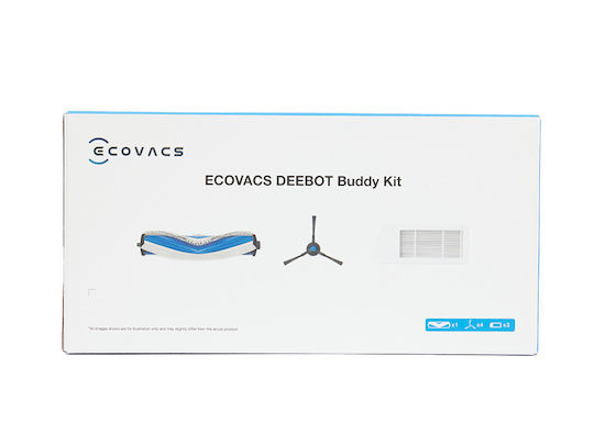 Основни Четки 8 Броя За Прахосмукачка Робот Ecovacs