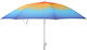 Folding Beach Umbrella Diameter 1.8m with UV Protection Blue