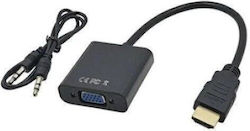 Spacer Adapter Kabel HDMI Männlich Vga+Audio 15cm
