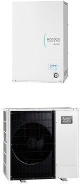 Mitsubishi Electric Ecodan Single Phase Heat Pump 12kW 60°C Split