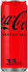 Coca-Cola Zero Кола с Газировка Без Захар в Кутия 330ml