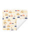 Waterproof Baby Burp Cloth Beige 80x100cm