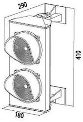 CAME Alarm Siren Outdoor 230V with Red Light