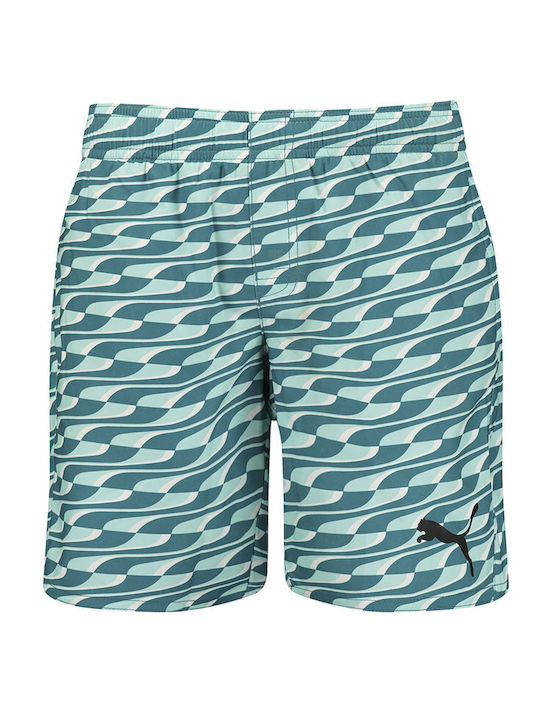PUMA Kinder Badeanzug Badeshorts Grün