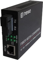 Mediaconverter 10/100m 1550/1310nm Wdm Type B Sm 20km Sc Nexio