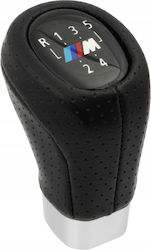 5-Speed Shift Knob Bmw M-Power Leather Black