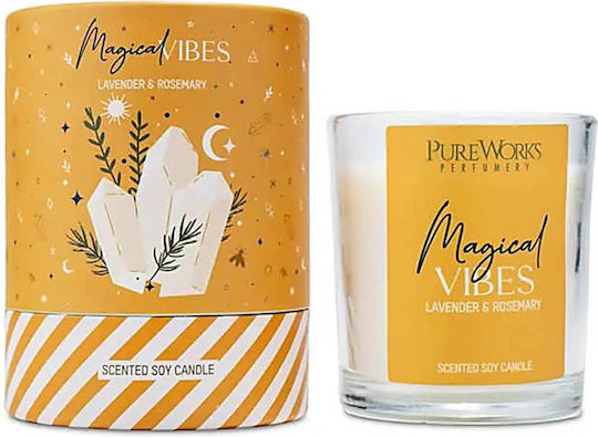 PureWorks Aromatische Gelbe Kerze