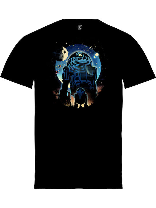 Pegasus Schwarz Bedruckte Bluse Star Wars R2d2