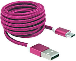 Sbox Micro-USB-Kabel Regulär USB 2.0 in Rosa 1,5m