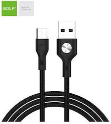 Golf Braided USB 3.0 σε micro USB 1m Μαύρο Golf Braided USB 3.0 σε micro USB 1m Μαύρο