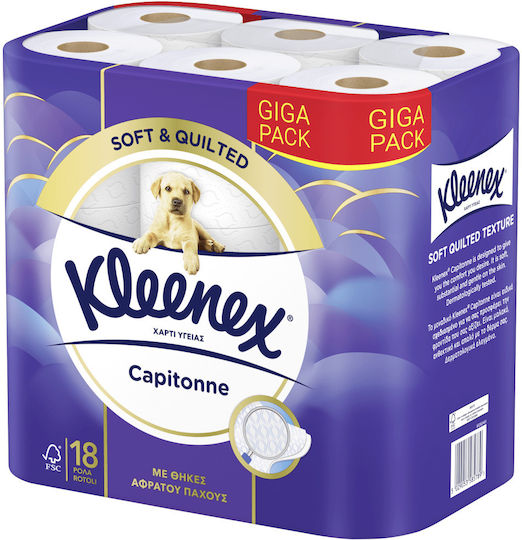 Kleenex Тоалетна Хартия 18 Рола 2 Пластове 5029053585789