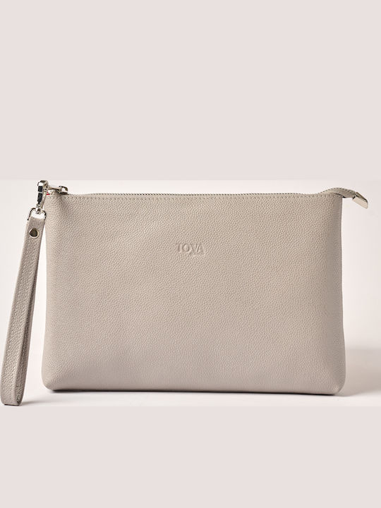 Toya Leder Damentasche Handtasche Gray