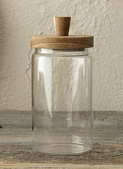 Galifas Galifas Lebensmittelgläser & Behälter mit luftdichtem Glasdeckel Transparent 9x16cm
