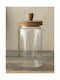 Galifas General Use Glass Jar with Airtight Lid Transparent 9x22cm 1 Piece