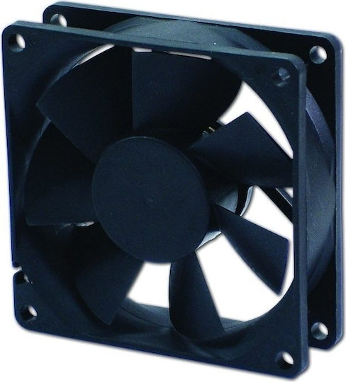 80mm Fan Evercool Ec8025l12ea El Bearing 3 Pin Molex 2000rpm