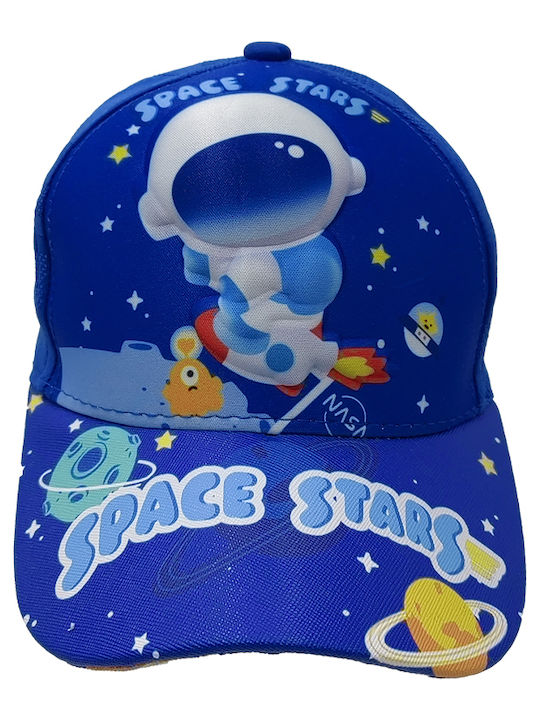 Brims and Trims Kids' Hat Jockey Fabric Blue