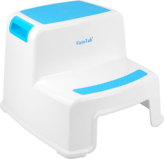 Scaun Două Trepte Pentru Copii Fiziotab Scaunel Pentru Copii Utilizare În Baie Toaletă Chiuvetă Bucătărie Scaun Tip Scară Suprafață Antiderapantă Confort Siguranță Multiplu