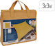 Platz Sonnensegel Gelb 3x3m 170gr/m²