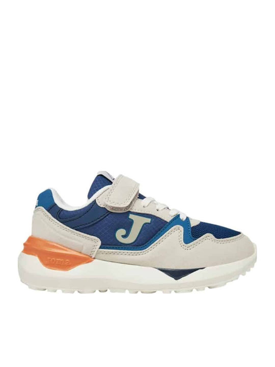 Kids Sports Shoes Running with Hoop & Loop Closure Blue
