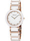 Bering Time Women's Watch with Pink Gold Metal Bracelet