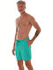 Solid Men's Swimwear Shorts Dark Petrol Blue