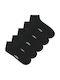 JJ Rebel Men's Socks Black 5Pack