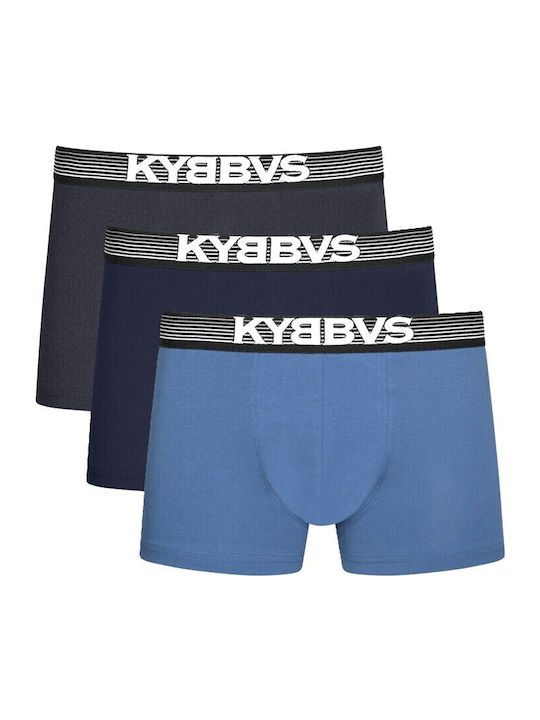 Kybbvs Ανδρικά Μποξεράκια Ανθρακί, Navy, Indigo...