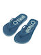 Profile Logo Women's Flip Flops Blue