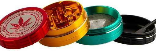 Amsterdam Grace Glass Grinder Τρίφτης Rasta 40mm Aluminium 4 Parts