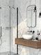 Deante Corner Wall Mounted Bathroom Shelf Metallic Black